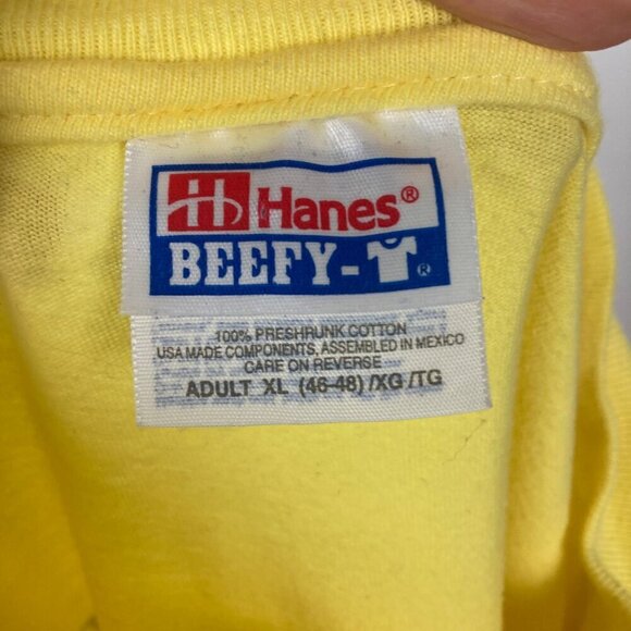 Vintage Relay For Life 99 T Shirt Mens XL Yellow Green Escape To Paradise - Picture 6 of 6